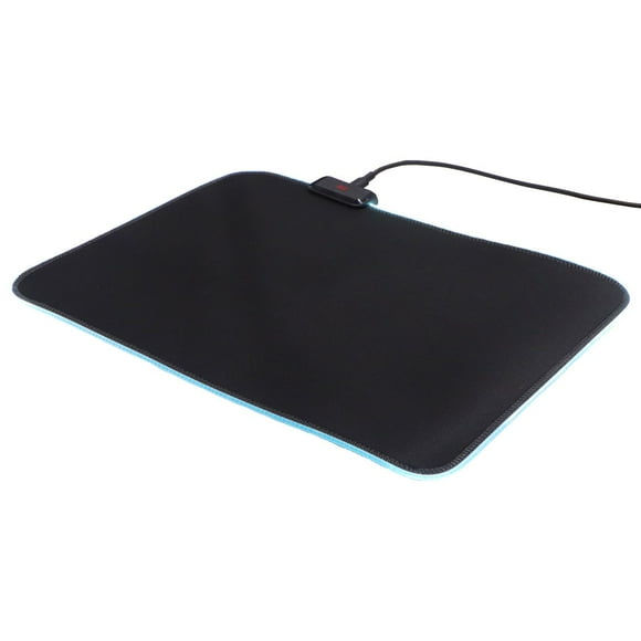 Monster (14 Po x 10 Po) Tapis de Souris de Jeu Filaire avec Câble USB - Noir / RGB (Utilisé)