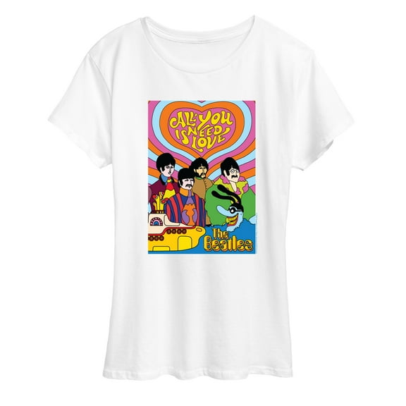 The Beatles - All You Need Is Love - Women's Short Sleeve Graphic T-Shirt