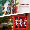 thumbnail image 6 of LOLIPPYY 3-Piece Christmas Wooden Soldier Nutcracker Set with Pull String Wood Puppet Decoration, 6 of 7