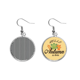 thumbnail image 1 of Línea de alucinaciones Pendiente del lóbulo de la joyería del pendiente de la hoja del otoño Unbranded M, 1 of 3