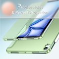 thumbnail image 3 of TEMOGU-Case pour iPad Air 11-Inch M3/M2 (2025/2024), iPad Air 5 (2022 5th Generation 10.9-Inch), Étui Arrière Rigide Mince avec Support, Couverture avec Réveil/sommeil Automatique (Matcha Green), 3 of 4