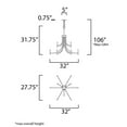 thumbnail image 5 of 21529BZAB Maxim Lighting Lyndon - 9 Light Chandelier-Bronze/Antique Brass Finish    -Traditional Installation, 5 of 5