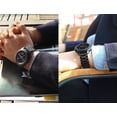 thumbnail image 2 of Correa de Reloj PUBAMALL Negro Acero Inoxidable Compatible con Gear S3 Frontier y Classic 22mm para, 2 of 7