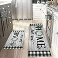 thumbnail image 2 of 2 Pcs Farmhouse Kitchen Rugs Set Washable Spring Summer Kitchen Mats for Floor, Comfort Standing Rugs and Mat, Non-Slip Washable Rug, 17'''' X 47'''' + 17\u201dx30\u201c, 2 of 6