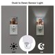 thumbnail image 3 of Balery Fluffy Alpaca Mountain Meadow Luz Nocturna LED con Sensor Automático, Enchufe con Sensor Crepuscular, Luz Suave de 0.5W para Dormitorio, Pasillo, Baño-US, 3 of 7