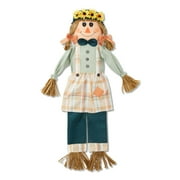 Scarecrow with Plaid Apron Decor, Multicolor, 5', Fall by Way To Celebrate
