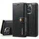 thumbnail image 3 of Premium Leather Magnetic Kickstand Shockproof Removable Flip Protective Cover Wallet Case For IPhone 14 13 12 Pro Xs Max XR, 3 of 5