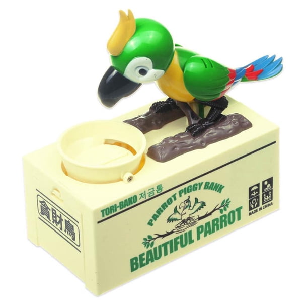 Y Adorable Banco De Monedas De Loro, Caja Creativa Para Ahorrar Dinero, Alcancía Guardurnaity FN007370-02