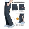thumbnail image 3 of Off Road Ventures Mens Convertible Hiking Pants Quick Dry Lightweight Stretch Zip Off Cargo Fishing Pants for Outdoor Travel, 3 of 7