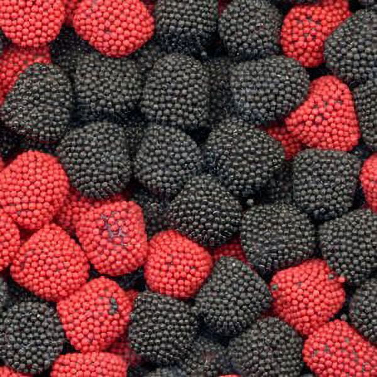 Jelly Belly Raspberries and Blackberries - 1 Pound (16 Ounces), Fruit Flavored Candy, Resealable Bag