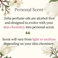 thumbnail image 4 of Zoha Ocean Bliss Perfume Oil Women's Fragrance, Alcohol-Free, Perfume for Women and Men, Travel Size Fragrance Oil - 30 ml/1.0 Oz, 4 of 7