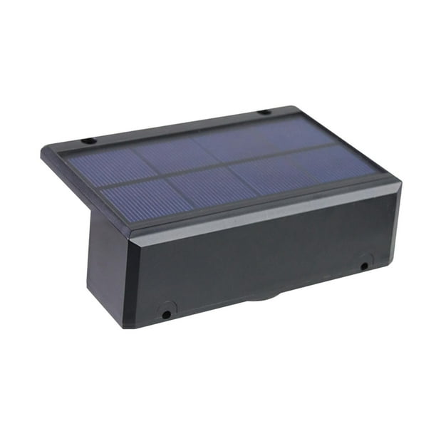 Luz solar para vallas de exterior, luz solar para terraza, luminaria exterior, luz exterior Luz blanca
