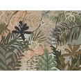 thumbnail image 2 of Urban Road 14x12 White Modern Wood Framed Museum Art Print Titled - Jungle Florals, 2 of 4
