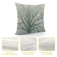 thumbnail image 4 of Qinduosi White Coral Tree Throw Pillow Cover Plant Ocean Botanical Tree Foliage Branch Pillow Case Decorative Men Women Boy Girl Room Cushion Cover for Home Couch Bed White, 4 of 5