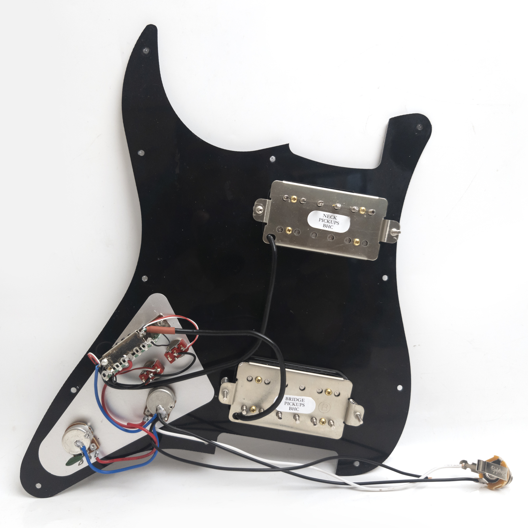 HH Guitar Prewired Loaded Pickguard, with Humbucker Pickups, for Fender Strat Guitar