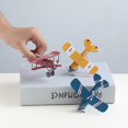 thumbnail image 2 of Mini Vintage Iron Airplane Ornaments Creative Car Interior Desktop Decor Aircraft Ornaments, 2 of 7