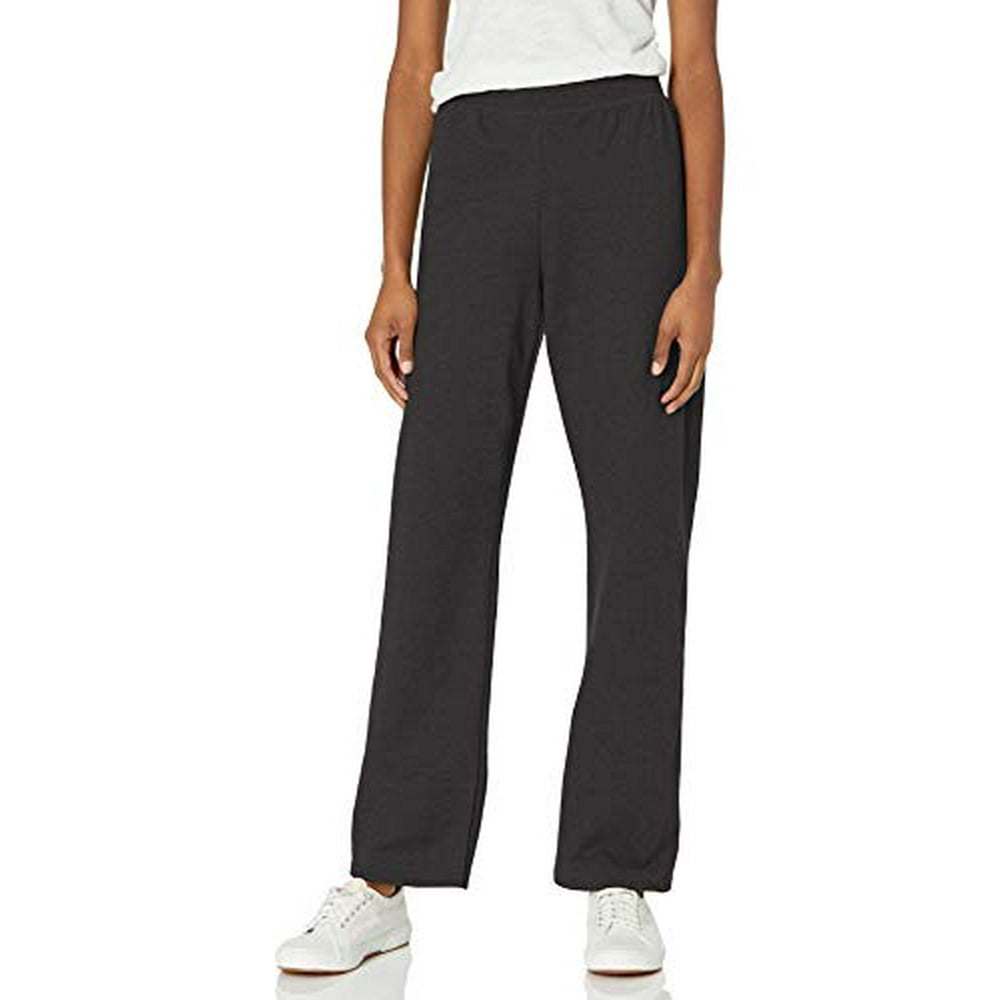 women's open bottom sweatpants with pockets
