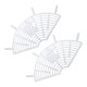 thumbnail image 4 of Rueda trasera, red protectora del asiento trasero, protección para los pies, protección del asiento trasero para Blanco, 4 of 9