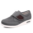 thumbnail image 2 of XIHAHA 2022, zapatos informales con cojín de aire, pies anchos, hinchados, ajuste de eversión del pulgar, zapatos para diabéticos suaves y cómodos, zapatos para caminar, 2 of 5