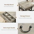 thumbnail image 4 of 2025 New Dining Table Set for 4, Kitchen Dining Table Set with Upholstered Benches, Kitchen Dining Room Table with Storage Drawers & Wine Rack for Small Space, 4 of 7