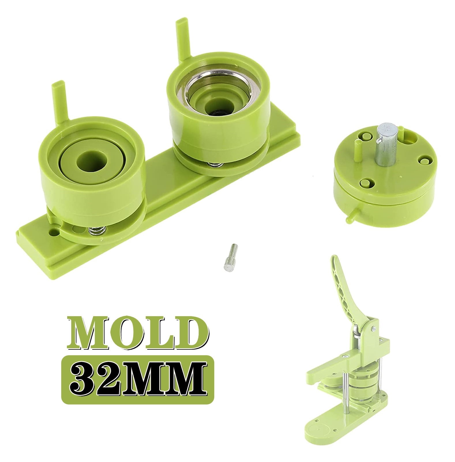 Badge Button Maker 25-58MM Badges Set Button Making Press Punch Button Maker Machine Multiple Sizes ,Easy Pressing