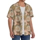 thumbnail image 2 of Fotbe Mandala Camisa Estampada de Manga Corta para Hombre, Casual de Verano, Estilo Playero, Sin Arrugas-Large, 2 of 5