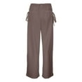 thumbnail image 5 of Casual Pants for Women Wide Leg Pants Women's Casual High Waisted Wide Leg Pants Comfortable Loose Fit Summer Fall Everyday Wear Trousers For Outfits With Shirts And Tees, 5 of 6