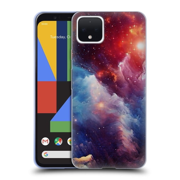 Head Case Designs Officially Licensed Cosmo18 Space Mysterious Space Soft Gel Case Compatible with Google Pixel 4