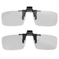 thumbnail image 1 of 2 Pcs Gafas 3D Polarizadas Clip-on, Marcos de Gafas de Visualización 3D Circulares Pasivos, 1 of 7