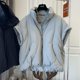 thumbnail image 2 of -Chaleco acolchado Vintage para mujer, chaqueta sin mangas, estilo dinero antiguo, gran tamaño, informal, plumas, Y2k, reseñas coreanas, Muchas prendas, Invierno, 2 of 5