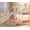 White, variant on Low Bunk Bed Twin Size with Slide 40° Gentle-Slope & LED Light, House-Shaped with Extra-Tall Guardrail & Ladder, No Box Spring Needed, Black