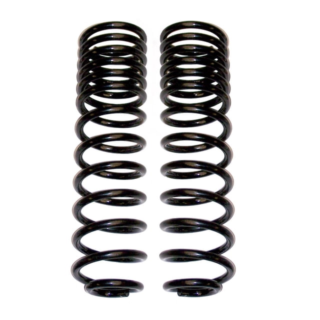 Fits 2007-2018 Jeep Wrangler JK Superlift Coil Spring 560 4 Inch Lift; Black; Set Of 2