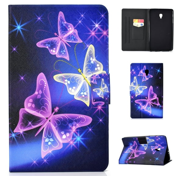 Case for Samsung Galaxy Tab A 8.0-inch SM-T380 2017 Tablet, Allytech Smart Folio Stand Shell Cover with Auto Sleep Wake for Samsung Galaxy Tab A 8.0-inch SM-T380 SM-T385 2017, Sparkle Butterfly