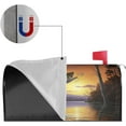 thumbnail image 4 of Bass Fish Mailbox Cover Mailbox Wraps, Waterproof Mailbox Covers Magnetic Post Box Cover Large Size 25.5"(L) x 21"(W) Garden Yard Outside Farmhouse Home Decor, 4 of 6