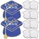 thumbnail image 1 of KAKOWELY 10 tarjetas de bendición, tarjetas de felicitación en blanco, tarjetas de felicitación con forma de birrete de graduación., 1 of 4