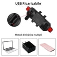 thumbnail image 3 of Transemion Feux Arrière de Vélo Rechargeables, Feu Arrière Clignotant, Large Gamme, Résistant à l'Usure, Rouge 1Set, 3 of 6