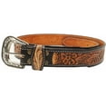 thumbnail image 4 of 30" 1-3/4" Tapered Western Floral Tooled Full-Grain Leather Belt 26RT59T, 4 of 5