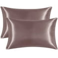 thumbnail image 3 of Satin Pillowcase (2 Pack) for Hair Skin Silk Pillow Case, Queen Size(20x30 inch), 3 of 6