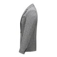 thumbnail image 4 of Vedolay Blazer Jackets for Men Business Blazer Lapel Solid Suits Blazer Coats Grey,165, 4 of 5