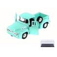 thumbnail image 1 of Diecast Car & Display Case Package - 1955 Ford F-100 Pick Up truck, Green/Turquoise - Motor Max 79341WB - 1/24 Scale Diecast Model Toy Car w/Display Case, 1 of 3