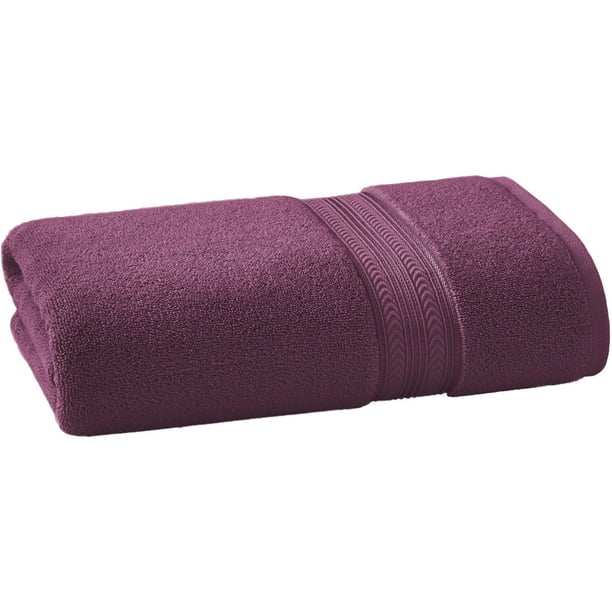 Better Homes and Gardens Thick and Plush Bath Towel, Purple Sand - Walmart.com - Walmart.com
