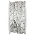 thumbnail image 2 of Seachoice Boat Anchor Line Rope, 3-Strand Twisted, Nylon, White/Blue, 3/8 In. X 200 Ft., 2 of 4