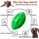 thumbnail image 4 of 1 juguete masticable verde, juguete chirriante para perros, bola masticable resistente y duradera para perros medianos a grandes, juguete masticable para cachorros oso de fresa Electrónica, 4 of 5
