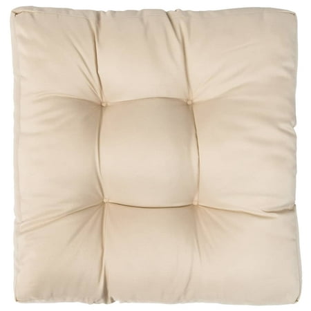 

vidaXL Pallet Cushion Sand 22.8 x22.8 x3.9 Polyester