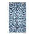 thumbnail image 1 of Floral Hanging Pocket Organizer, Continuous Lace Look Doilies Pattern Floral Motifs, Printed Polyester Storage Bag with Pockets, 21" x 31", Indigo Sea Blue, 1 of 2