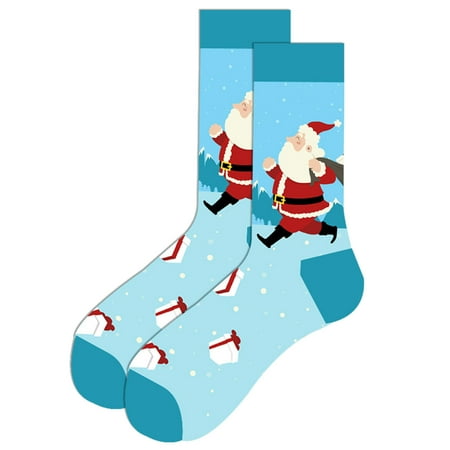 

JDEFEG Socks Thick Women Christmas Socks for Women Socks Print Socks Gifts Cotton Long Socks for Women Novelty Funky Cute Socks Christmas Socks Mens Medium H