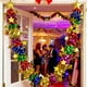 thumbnail image 1 of Adornos navideños con cintas multicolor | Guirnalda de espumillón de plástico de 200 cm para barandillas de árbol, pared y chimenea | Decoración DIY para fiestas navideñas, 1 of 5