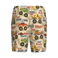 thumbnail image 4 of Picia Animal Truck Pajama Shorts for Men, Men's Pajama Bottoms, Sleepwear,Short Pajama Pants-4X-Large, 4 of 9