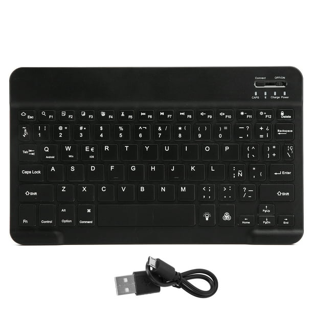 Teclado Inalambrico Teclado De Computadora Con Teclas Cuadradas Para Tabletas Portatiles Telefonos Inteligentes