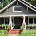 thumbnail image 6 of 12 Bundles Artificial Grasses Outdoor UV Resistant Fake Grass No Fade Faux Plastic Plants Garden Porch Window Box Decorating Fake Outdoor Grasses, 6 of 6
